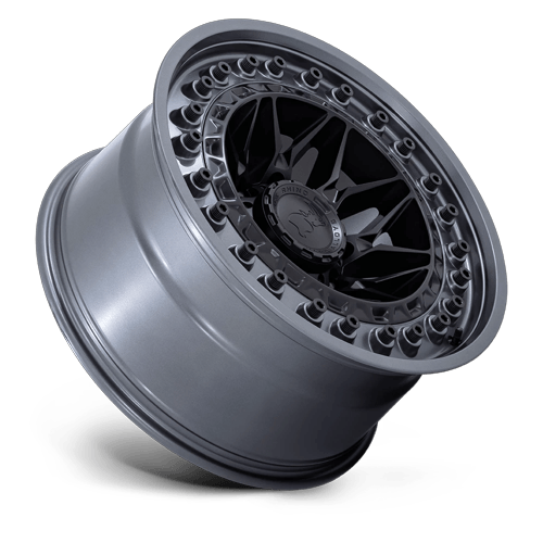 Black Rhino Hard Alloys ALPHA 18x9 Matte Black W/ Gunmetal Lip 6x135 20mm