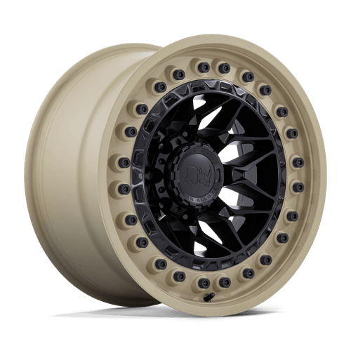 Black Rhino Hard Alloys ALPHA 18x9 Matte Black W/ Sand Lip 6x135 0mm