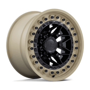 Black Rhino Hard Alloys ALPHA 17x9 Matte Black W/ Sand Lip 6x135 0mm