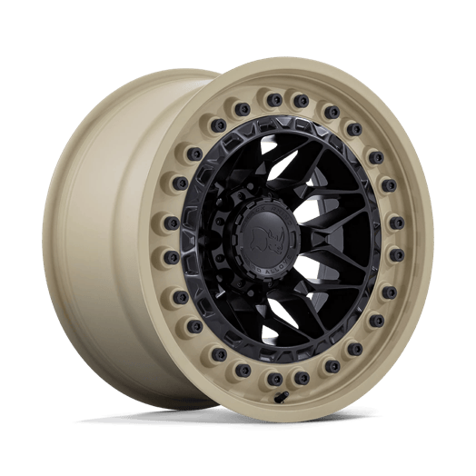 Black Rhino Hard Alloys ALPHA 17x9 Matte Black W/ Sand Lip 6x135 0mm