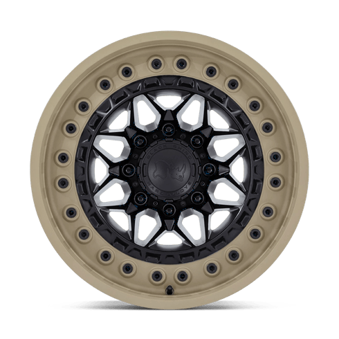 Black Rhino Hard Alloys ALPHA 18x9 Matte Black W/ Sand Lip 6x135 0mm