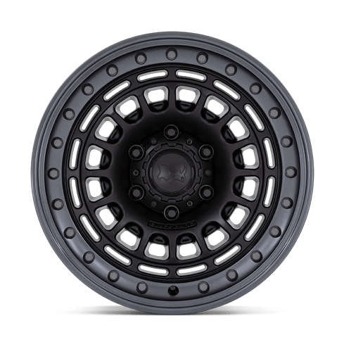 Black Rhino Hard Alloys BR014 SAHARA 17x9 Matte Black W/ Gunmetal Lip 6x135 0mm