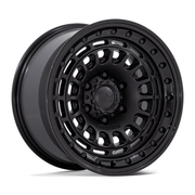 Black Rhino Hard Alloys BR014 SAHARA 17x9 Matte Black W/ Gloss Black Lip 6x135 0mm