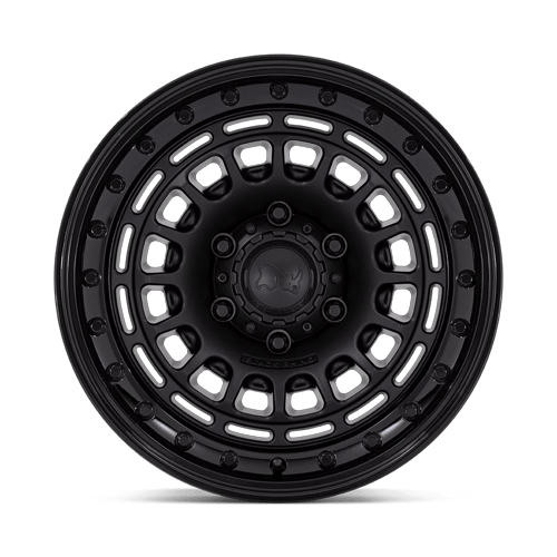 Black Rhino Hard Alloys BR014 SAHARA 17x9 Matte Black W/ Gloss Black Lip 6x135 0mm