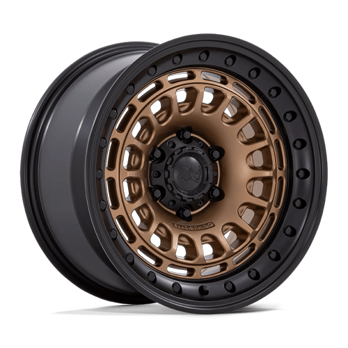 Black Rhino Hard Alloys BR014 SAHARA 17x9 Matte Bronze W Gloss Black Lip 6x135 -12mm