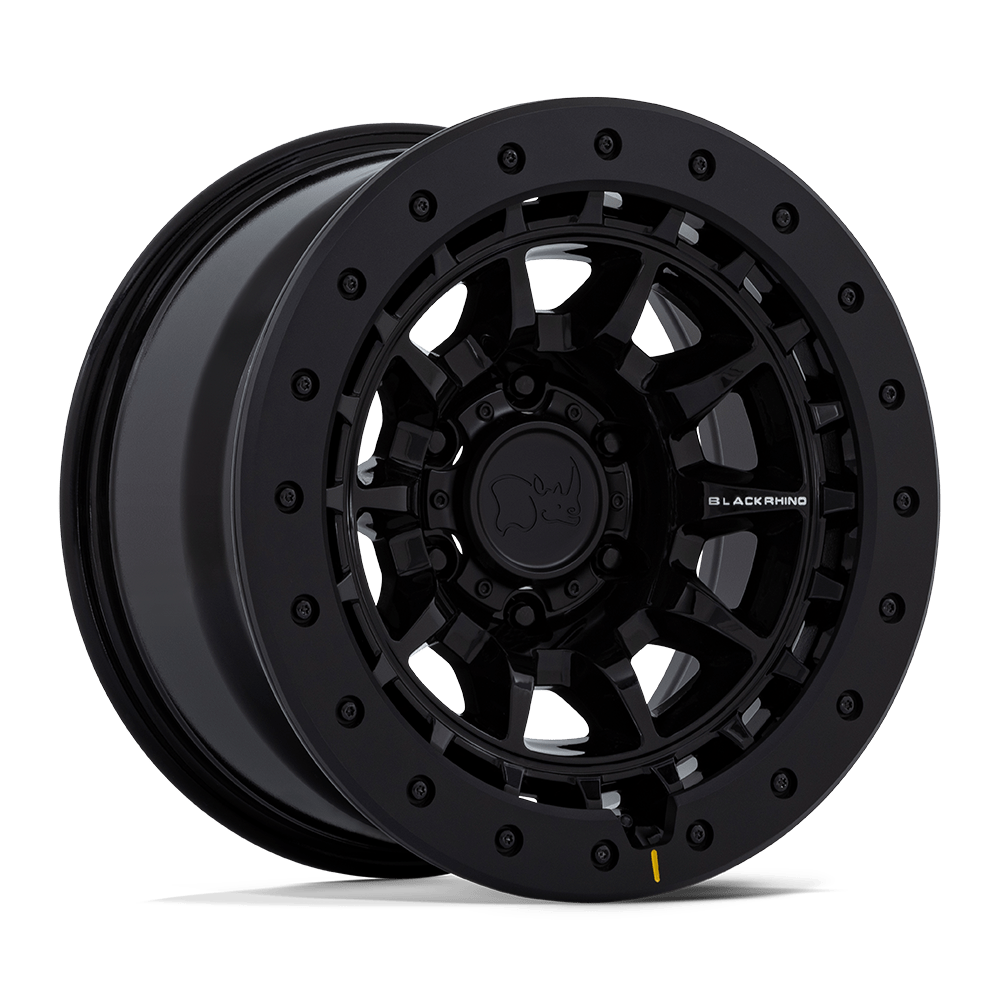 Black Rhino Hard Alloys BR016 TUSK 17x8.5 Gloss Black 6x135 -10mm