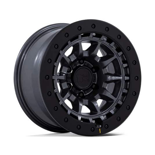Black Rhino Hard Alloys BR016 TUSK 17x8.5 Matte Gunmetal 6x135 -10mm