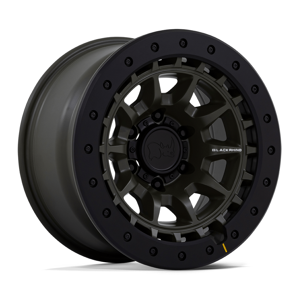 Black Rhino Hard Alloys BR016 TUSK 17x8.5 Olive Drab Green 6x135 0mm