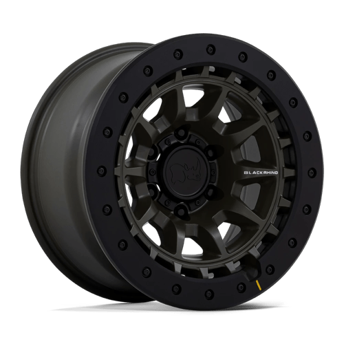 Black Rhino Hard Alloys BR016 TUSK 17x8.5 Olive Drab Green 6x135 0mm