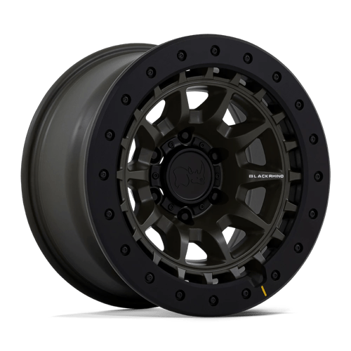 Black Rhino Hard Alloys BR016 TUSK 17x8.5 Olive Drab Green 6x135 -10mm