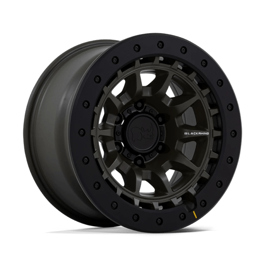 Black Rhino Hard Alloys BR016 TUSK 17x8.5 Olive Drab Green 6x135 -10mm