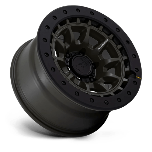 Black Rhino Hard Alloys BR016 TUSK 17x8.5 Olive Drab Green 6x135 0mm