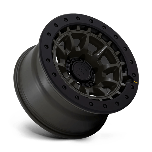 Black Rhino Hard Alloys BR016 TUSK 17x8.5 Olive Drab Green 6x135 0mm