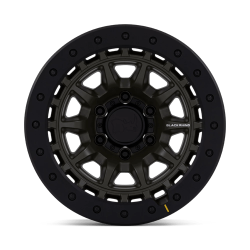 Black Rhino Hard Alloys BR016 TUSK 17x8.5 Olive Drab Green 6x135 -10mm