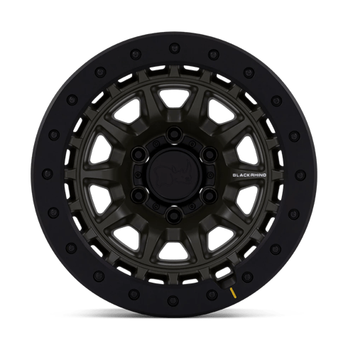 Black Rhino Hard Alloys BR016 TUSK 17x8.5 Olive Drab Green 6x135 -10mm
