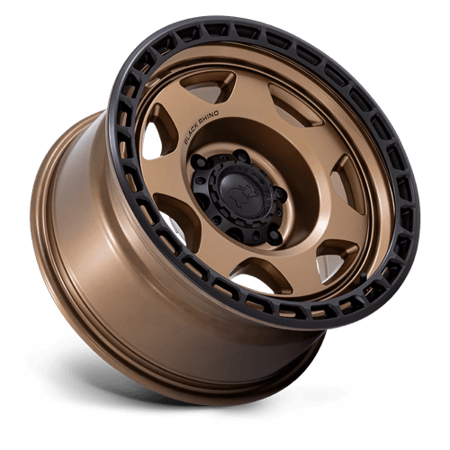 Black Rhino Hard Alloys BR018 VOYAGER 17x8.5 Matte Bronze W/ M-Black Lip 6x135 0mm