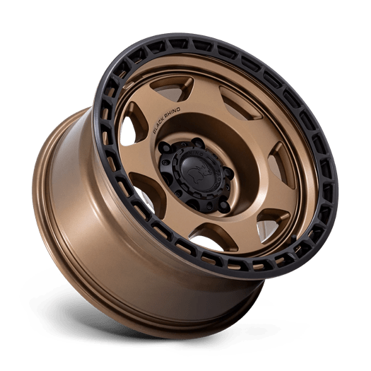 Black Rhino Hard Alloys BR018 VOYAGER 17x8.5 Matte Bronze W/ M-Black Lip 6x135 0mm
