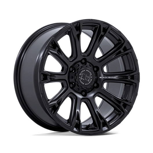 Black Rhino Hard Alloys BR020 DIAMONDBACK 18x9 Matte Black 6x135 -12mm