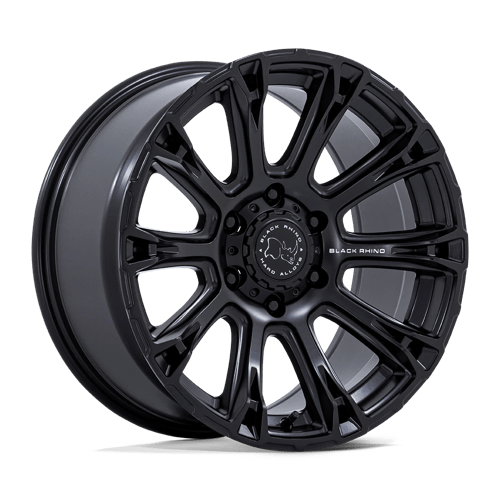 Black Rhino Hard Alloys BR020 DIAMONDBACK 17x9 Matte Black 6x135 12mm