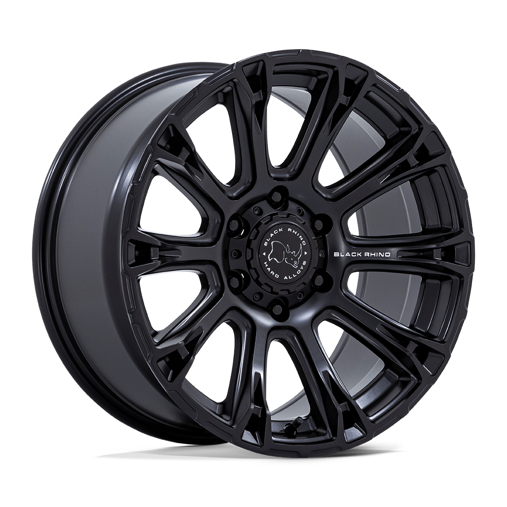 Black Rhino Hard Alloys BR020 DIAMONDBACK 18x9 Matte Black 6x135 12mm