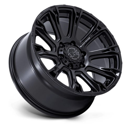 Black Rhino Hard Alloys BR020 DIAMONDBACK 17x9 Matte Black 6x135 12mm