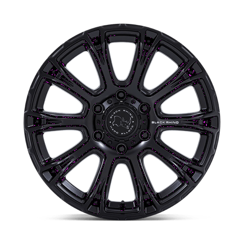 Black Rhino Hard Alloys BR020 DIAMONDBACK 17x9 Matte Black 6x135 12mm