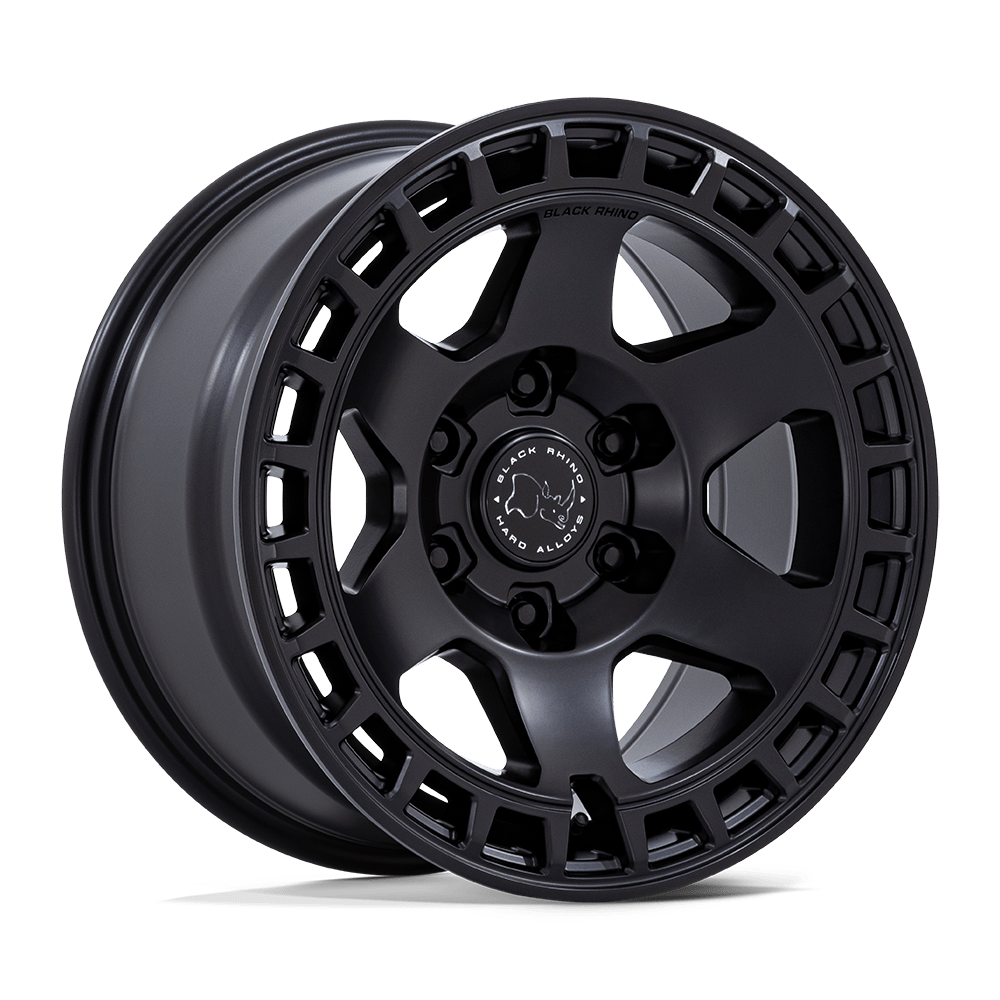 Black Rhino Hard Alloys BR022 BAHARI 17x8.5 Matte Black 5x114.3 25mm