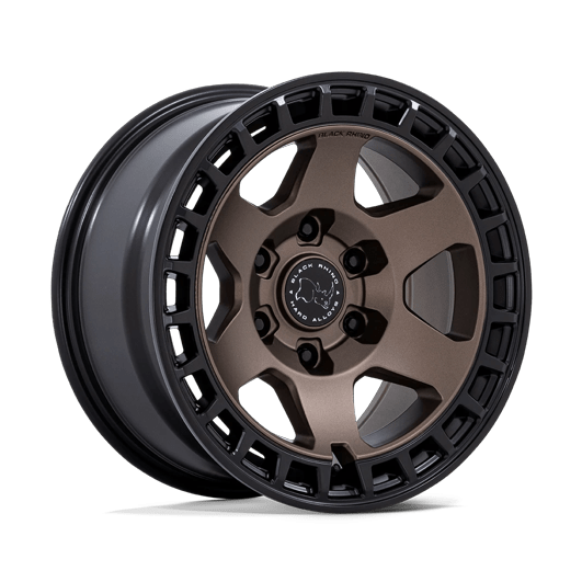 Black Rhino Hard Alloys BR022 BAHARI 17x8.5 Burnt Bronze W/ Matte Blk-Lp 5x114.3 25mm