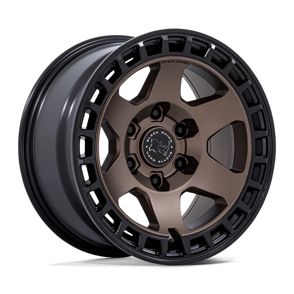 Black Rhino Hard Alloys BR022 BAHARI 17x8.5 Burnt Bronze W/ Matte Blk-Lp 5x114.3 25mm