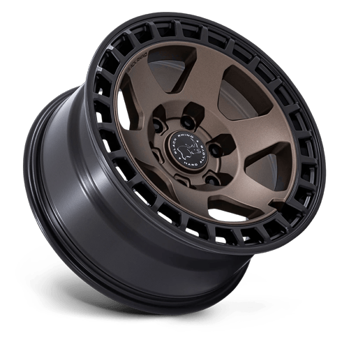 Black Rhino Hard Alloys BR022 BAHARI 17x8.5 Burnt Bronze W/ Matte Blk-Lp 6x135 0mm