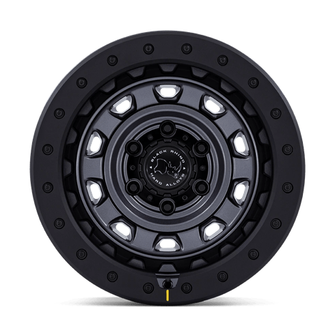 Black Rhino Hard Alloys BR023 XPLORER 17x9 Matte Gunmetal W/ Matte Blk-Lp 6x135 1mm