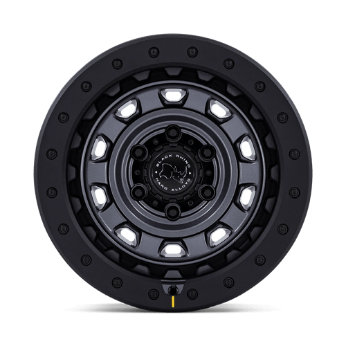 Black Rhino Hard Alloys BR023 XPLORER 17x9 Matte Gunmetal W/ Matte Blk-Lp 6x135 1mm