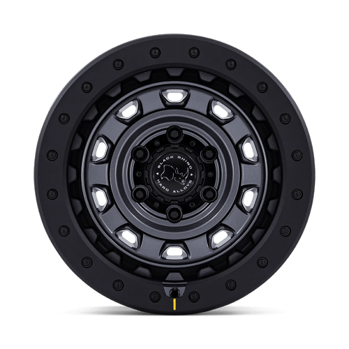 Black Rhino Hard Alloys BR023 XPLORER 17x9 Matte Gunmetal W/ Matte Blk-Lp 6x135 12mm
