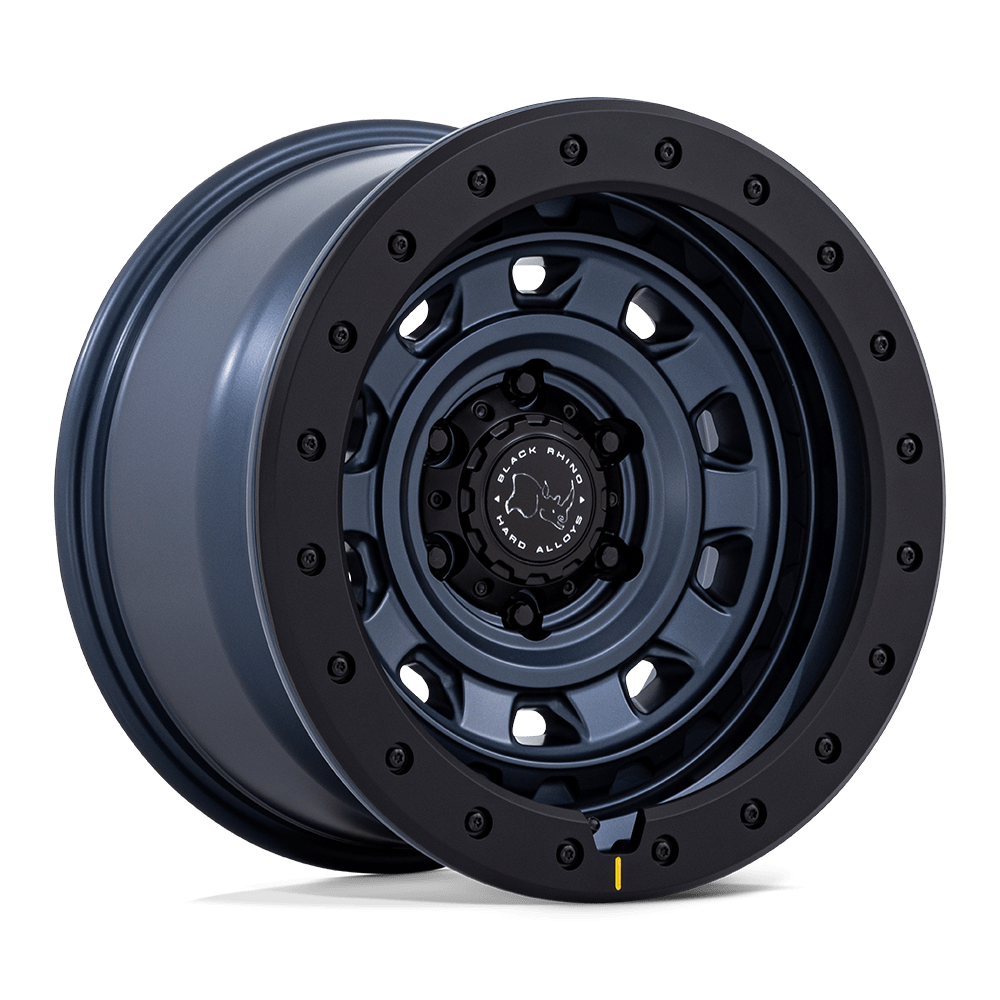Black Rhino Hard Alloys BR023 XPLORER 17x9 Metallic Blue W/ Matte Black L 6x135 12mm