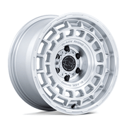 Black Rhino Hard Alloys BR024 AWOL 17x8.5 Silver W/ Machined Face 6x135 25mm