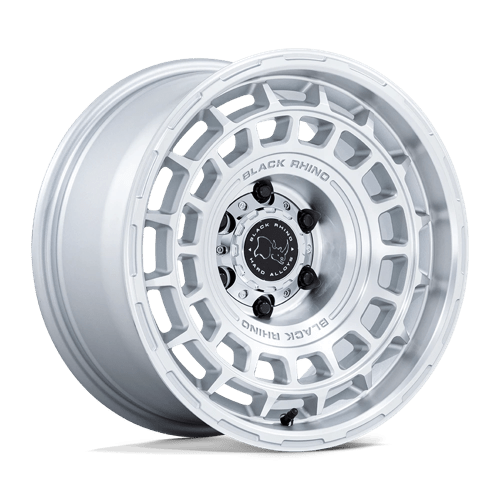 Black Rhino Hard Alloys BR024 AWOL 17x8.5 Silver W/ Machined Face 5x114.3 25mm