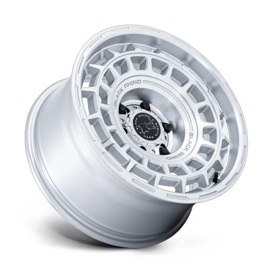 Black Rhino Hard Alloys BR024 AWOL 20x8.5 Silver W/ Machined Face 5x114.3 25mm