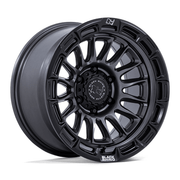 Black Rhino Hard Alloys BR025 RIVAL 17x8.5 Matte Gunmetal W/ Matte Blk-Lp 5x114.3 25mm