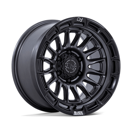 Black Rhino Hard Alloys BR025 RIVAL 17x8.5 Matte Gunmetal W/ Matte Blk-Lp 6x135 10mm
