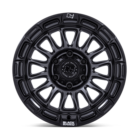 Black Rhino Hard Alloys BR025 RIVAL 17x9 Matte Gunmetal W/ Matte Blk-Lp 6x135 -12mm
