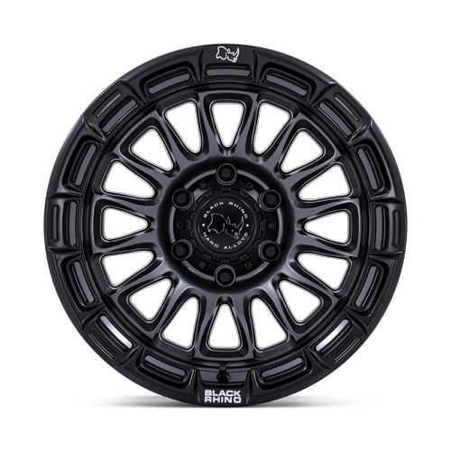 Black Rhino Hard Alloys BR025 RIVAL 17x8.5 Matte Gunmetal W/ Matte Blk-Lp 6x135 25mm