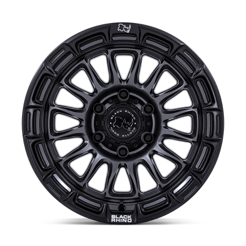 Black Rhino Hard Alloys BR025 RIVAL 17x8.5 Matte Gunmetal W/ Matte Blk-Lp 6x135 10mm