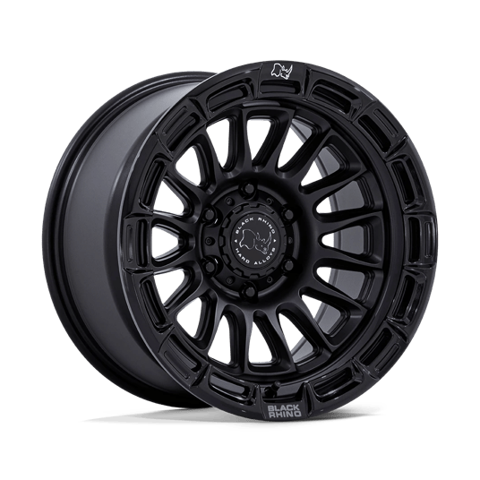 Black Rhino Hard Alloys BR025 RIVAL 17x8.5 Matte Black W/ Gloss Blk-Lp 6x135 10mm