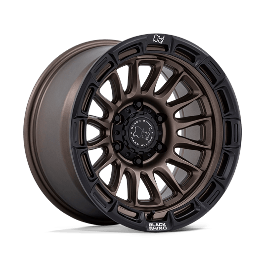 Black Rhino Hard Alloys BR025 RIVAL 17x8.5 Burnt Bronze W/ Matte Blk-Lp 5x114.3 25mm