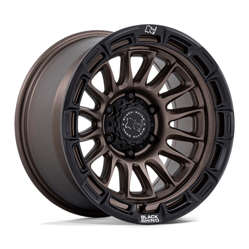 Black Rhino Hard Alloys BR025 RIVAL 17x9 Burnt Bronze W/ Matte Blk-Lp 6x135 -12mm
