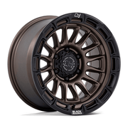 Black Rhino Hard Alloys BR025 RIVAL 17x8.5 Burnt Bronze W/ Matte Blk-Lp 6x135 25mm