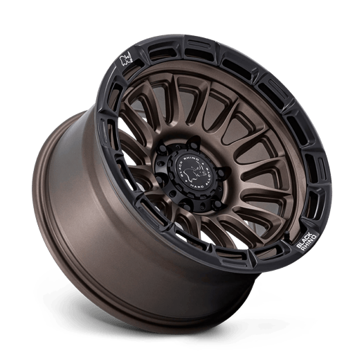 Black Rhino Hard Alloys BR025 RIVAL 17x8.5 Burnt Bronze W/ Matte Blk-Lp 5x114.3 25mm