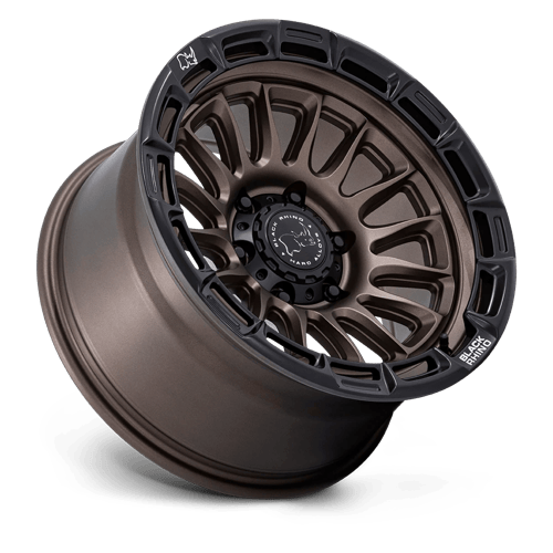 Black Rhino Hard Alloys BR025 RIVAL 17x9 Burnt Bronze W/ Matte Blk-Lp 6x135 -12mm