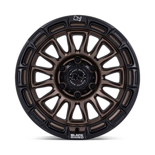 Black Rhino Hard Alloys BR025 RIVAL 17x8.5 Burnt Bronze W/ Matte Blk-Lp 6x135 25mm