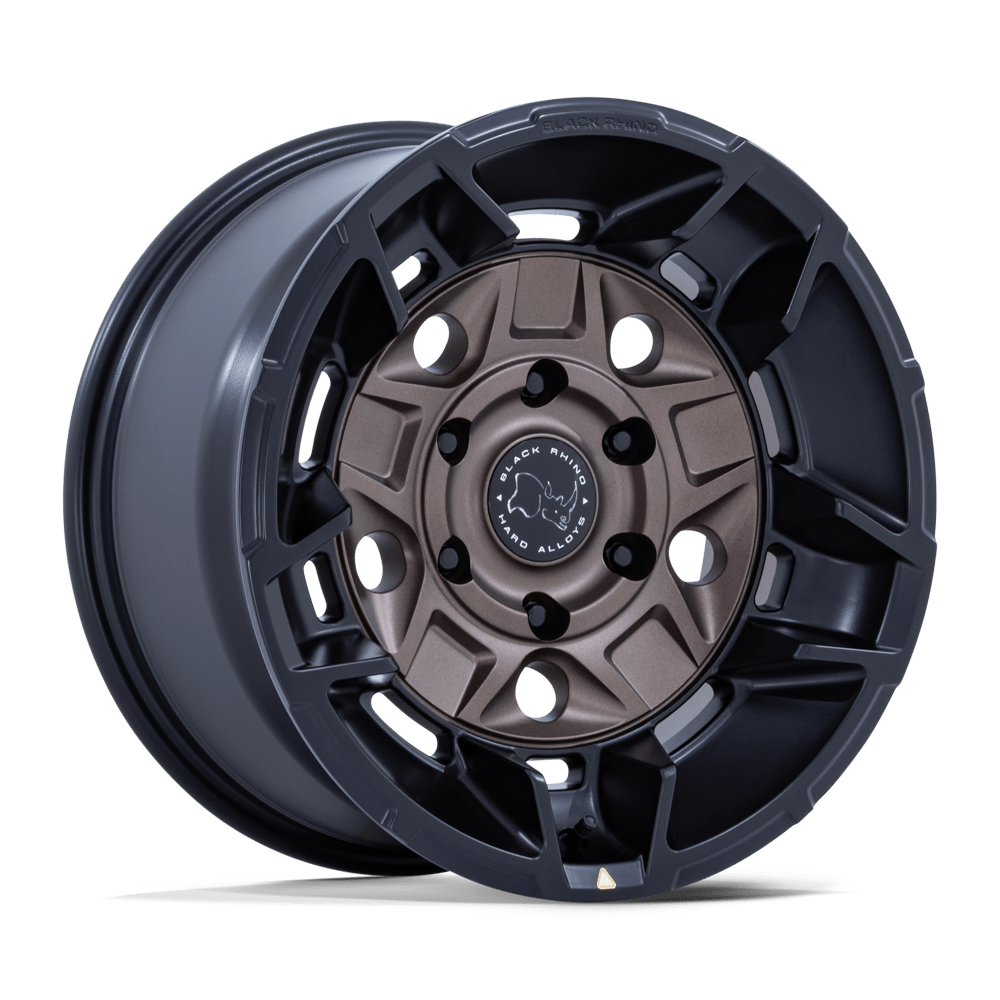 Black Rhino Hard Alloys BR028 GUARD 17x8.5 Burnt Bronze W/ Matte Blk-Lp 5x114.3 25mm